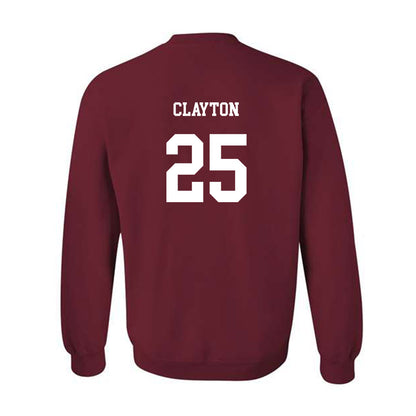 UMass - NCAA Men's Lacrosse : Tyler Clayton - Classic Fashion Shersey Crewneck Sweatshirt-1