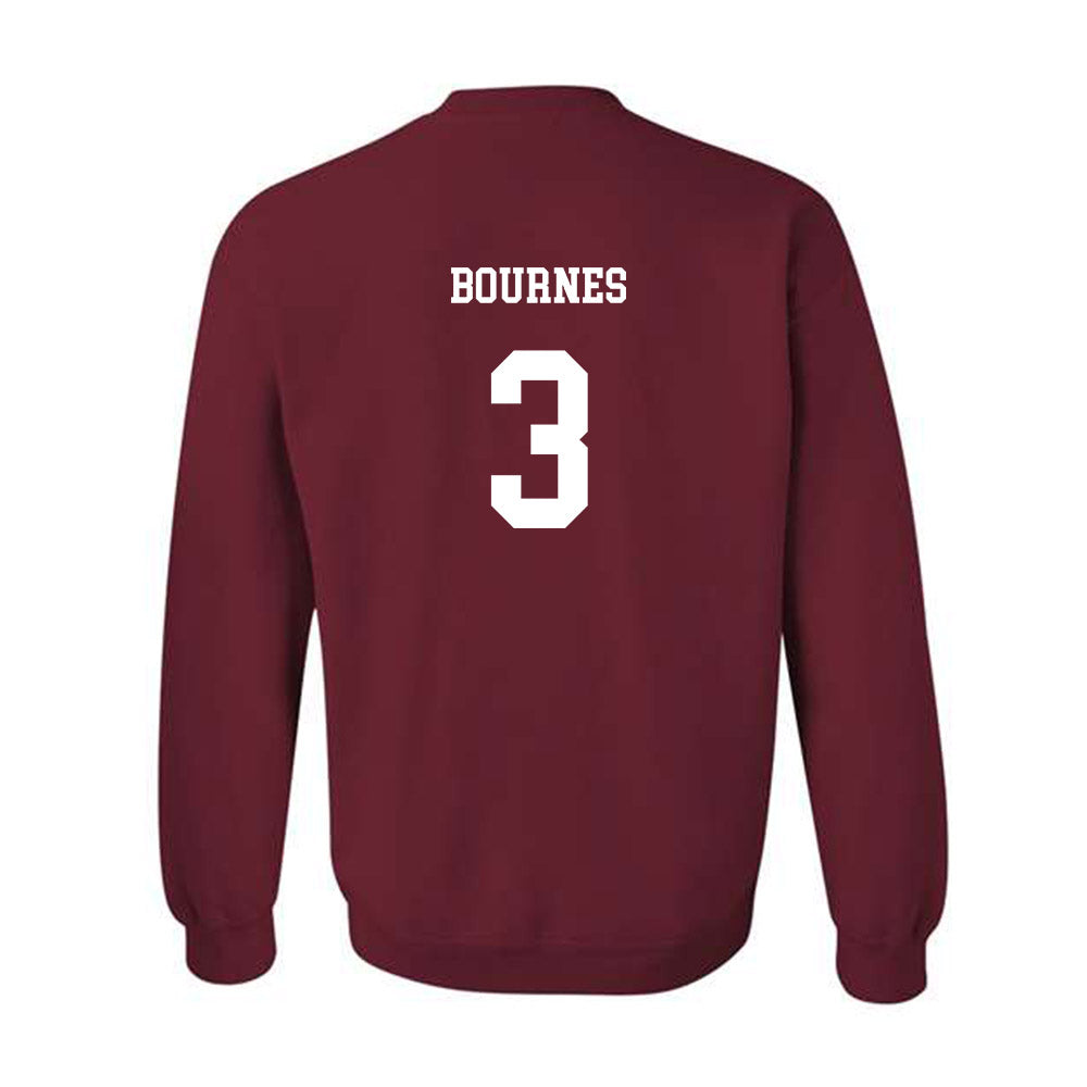UMass - NCAA Football : Kendall Bournes - Classic Fashion Shersey Crewneck Sweatshirt-1