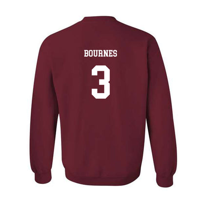 UMass - NCAA Football : Kendall Bournes - Classic Fashion Shersey Crewneck Sweatshirt-1