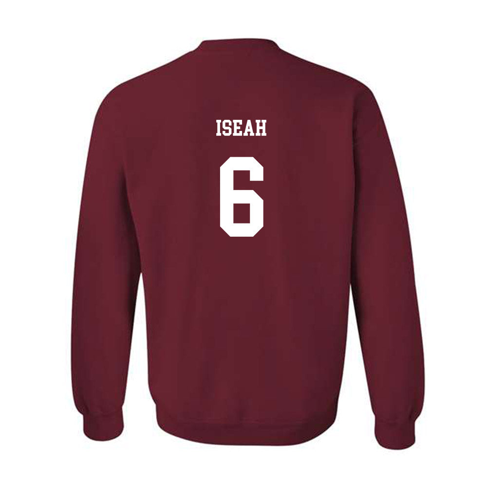 UMass - NCAA Football : Joshua Iseah - Classic Fashion Shersey Crewneck Sweatshirt-1