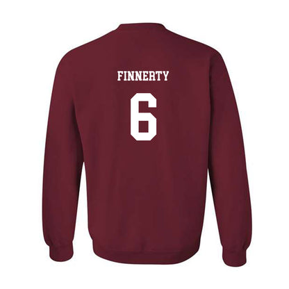 UMass - NCAA Men's Lacrosse : Michael Finnerty - Classic Fashion Shersey Crewneck Sweatshirt-1