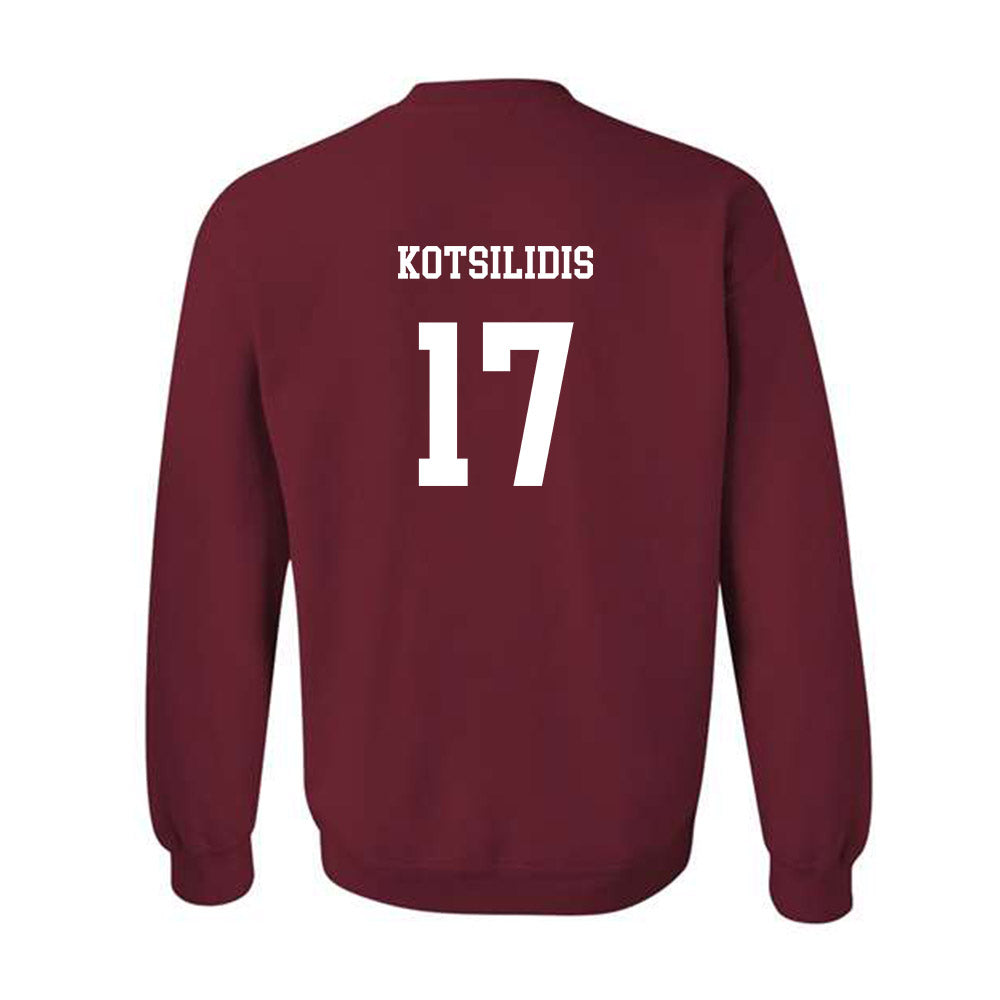 UMass - NCAA Men's Lacrosse : Max Kotsilidis - Classic Fashion Shersey Crewneck Sweatshirt-1