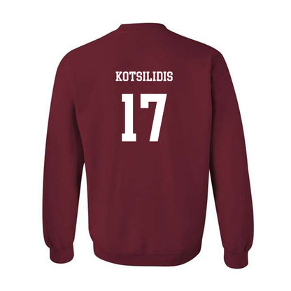 UMass - NCAA Men's Lacrosse : Max Kotsilidis - Classic Fashion Shersey Crewneck Sweatshirt-1