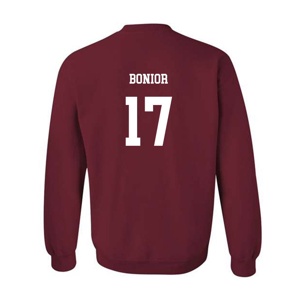UMass - NCAA Baseball : Vance Bonior - Classic Fashion Shersey Crewneck Sweatshirt-1