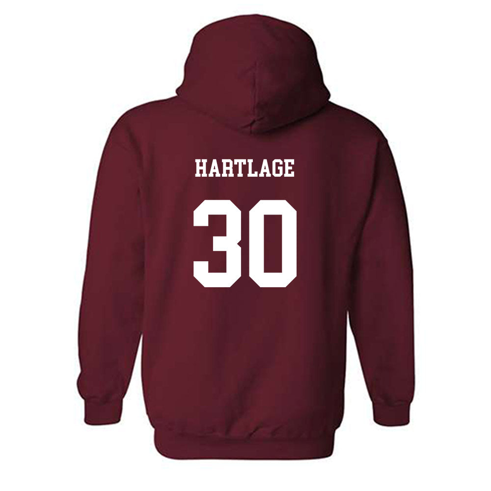 UMass - NCAA Men's Soccer : Crew Hartlage - Classic Fashion Shersey Hooded Sweatshirt-1