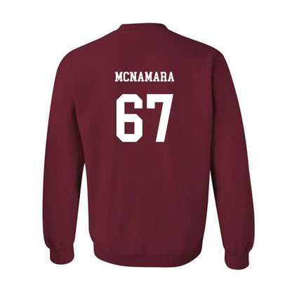 UMass - NCAA Football : William Mcnamara - Classic Fashion Shersey Crewneck Sweatshirt-1
