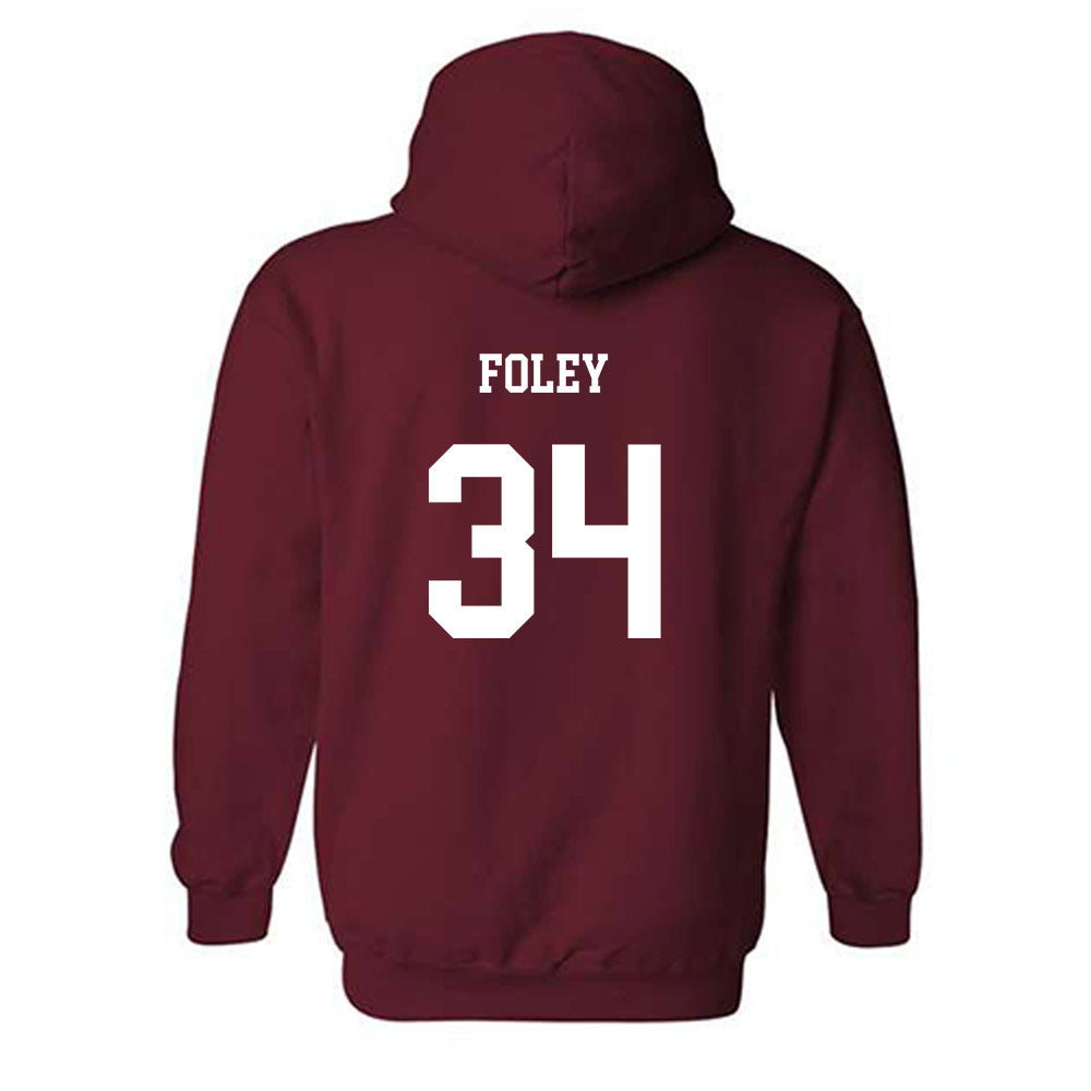 UMass - NCAA Women's Soccer : Maelyn Foley - Classic Fashion Shersey Hooded Sweatshirt-1