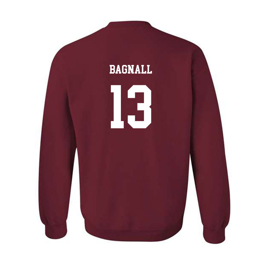 UMass - NCAA Men's Lacrosse : Thomas Bagnall - Classic Fashion Shersey Crewneck Sweatshirt-1