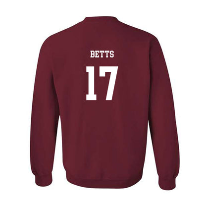 UMass - NCAA Football : Zachary Betts - Classic Fashion Shersey Crewneck Sweatshirt-1