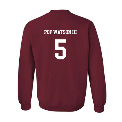 UMass - NCAA Football : William "Pop" Watson III - Classic Fashion Shersey Crewneck Sweatshirt-1