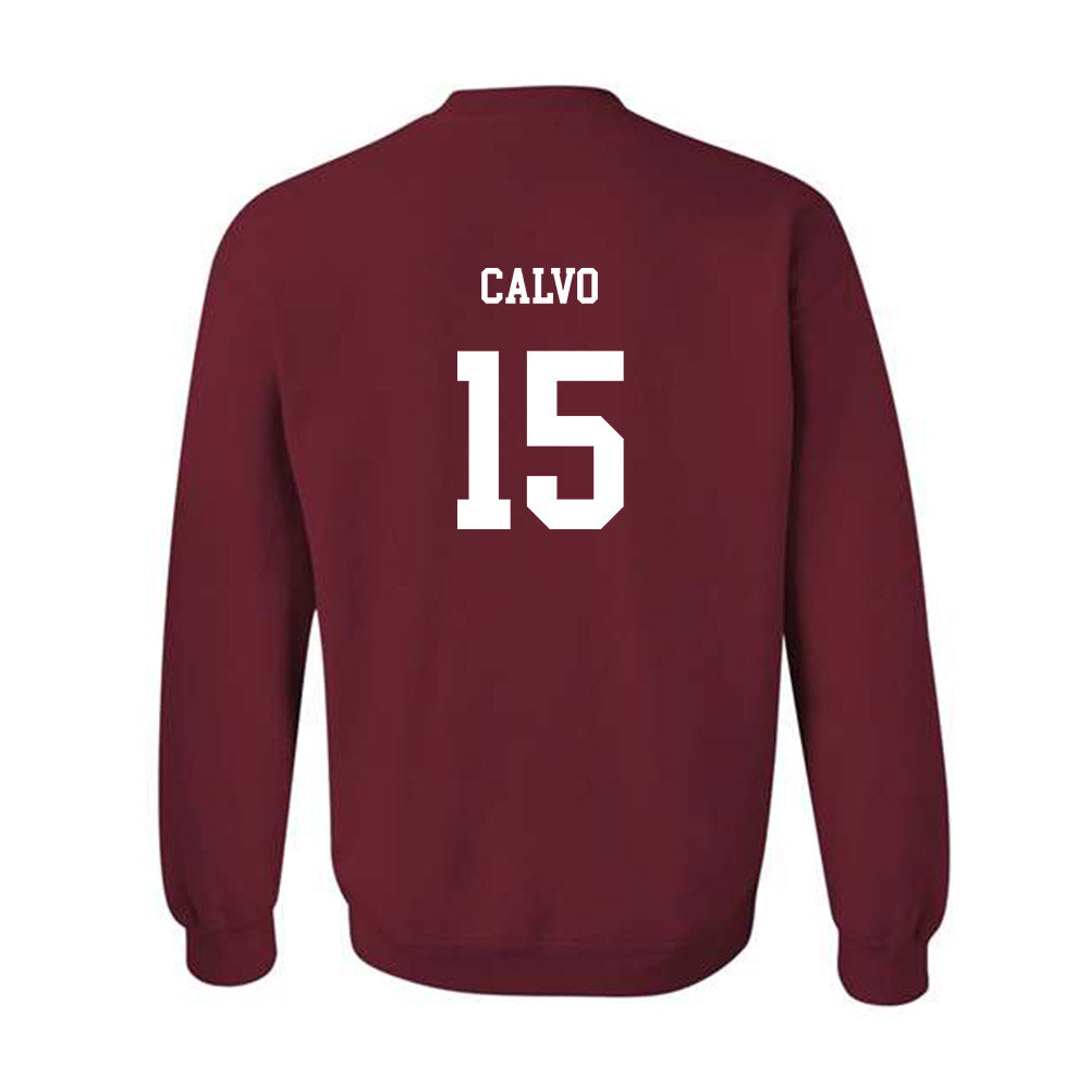 UMass - NCAA Men's Lacrosse : Michael Calvo - Classic Fashion Shersey Crewneck Sweatshirt-1