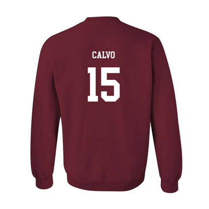 UMass - NCAA Men's Lacrosse : Michael Calvo - Classic Fashion Shersey Crewneck Sweatshirt-1