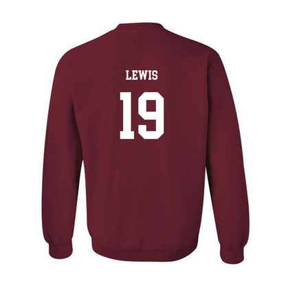 UMass - NCAA Football : Jabari Lewis - Classic Fashion Shersey Crewneck Sweatshirt-1