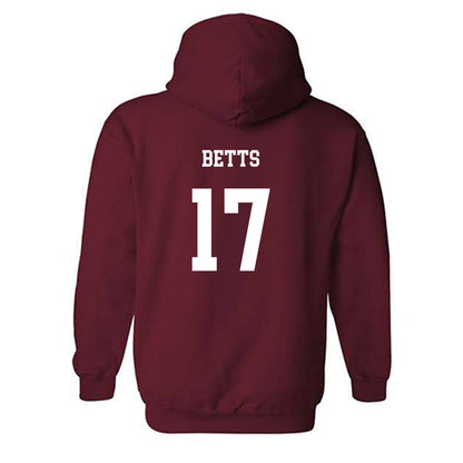UMass - NCAA Football : Zachary Betts - Classic Fashion Shersey Hooded Sweatshirt-1