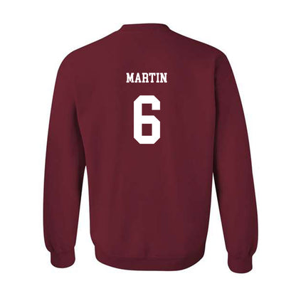 UMass - NCAA Men's Basketball : Christian Martin - Classic Fashion Shersey Crewneck Sweatshirt-1