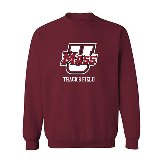 UMass - NCAA Men's Track & Field : Malcolm Clark - Classic Fashion Shersey Crewneck Sweatshirt-0