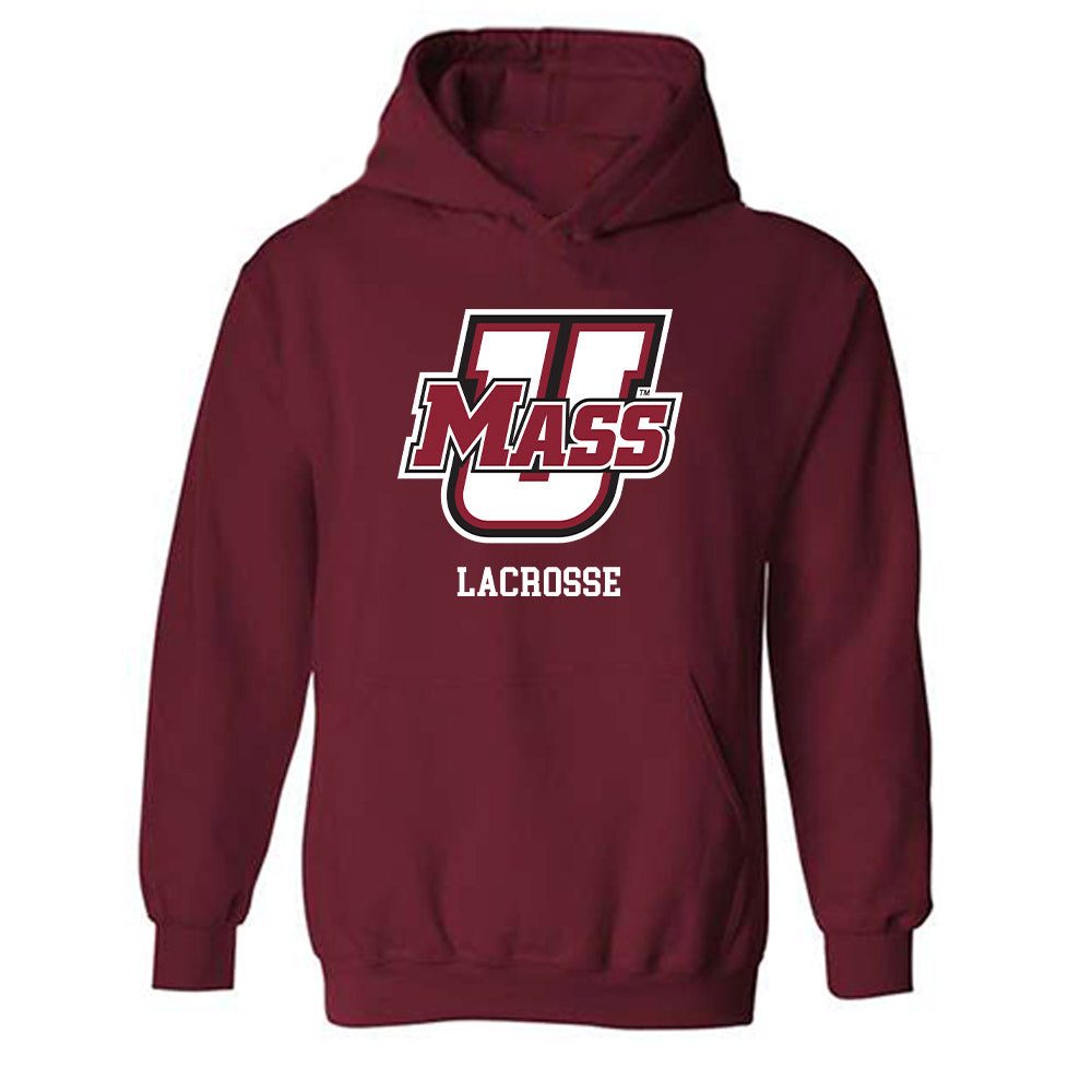 UMass - NCAA Men's Lacrosse : Will Morse - Classic Fashion Shersey Hooded Sweatshirt-0