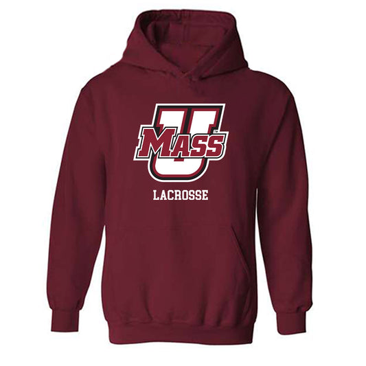 UMass - NCAA Women's Lacrosse : Heather Clark - Classic Fashion Shersey Hooded Sweatshirt-0