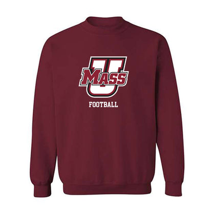 UMass - NCAA Football : Greg Knox - Classic Fashion Shersey Crewneck Sweatshirt-0