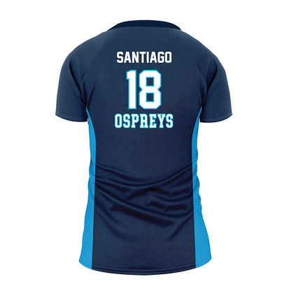 UNF - NCAA Women's Volleyball : Julianna Santiago - Navy Volleyball Jersey-1