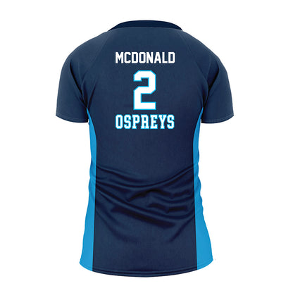 UNF - NCAA Women's Volleyball : Leah McDonald - Navy Volleyball Jersey-1
