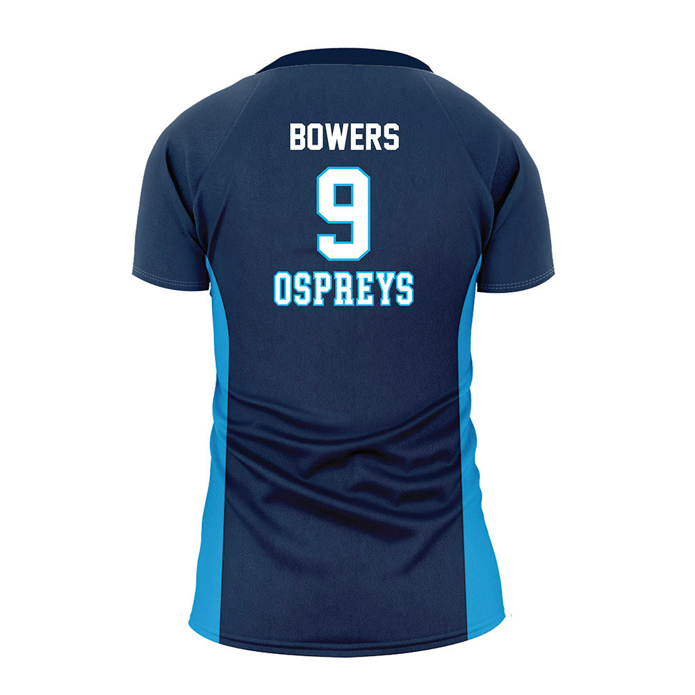 UNF - NCAA Women's Volleyball : Haleina Bowers - Navy Volleyball Jersey-1
