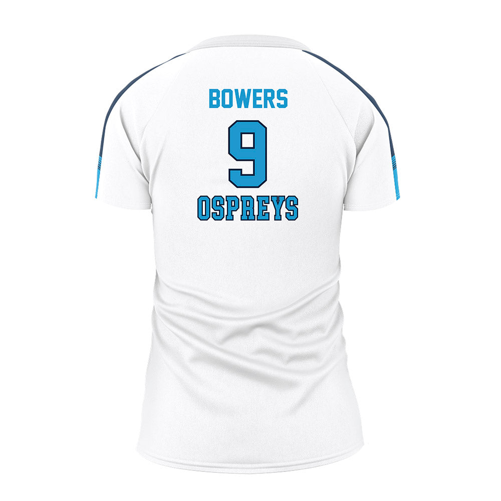 UNF - NCAA Women's Volleyball : Haleina Bowers - White Volleyball Jersey-1