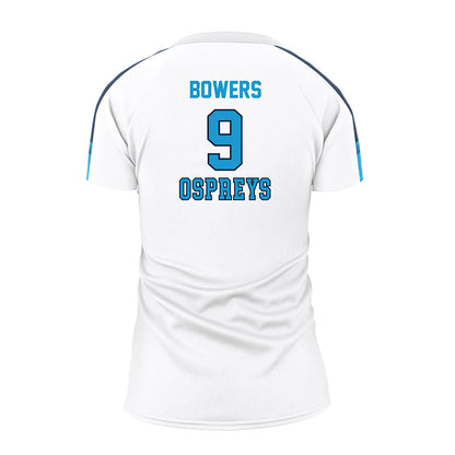 UNF - NCAA Women's Volleyball : Haleina Bowers - White Volleyball Jersey-1