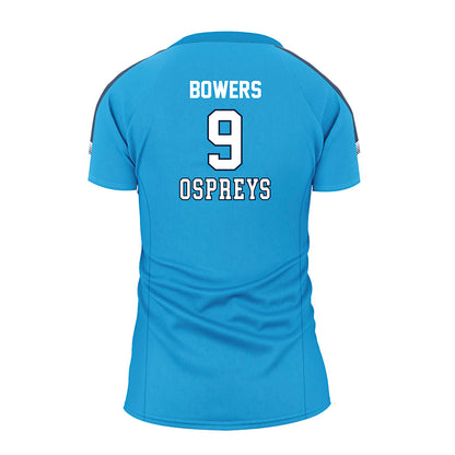 UNF - NCAA Women's Volleyball : Haleina Bowers - Teal Volleyball Jersey-1