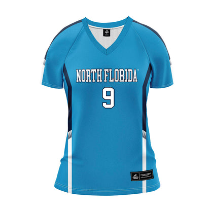 UNF - NCAA Women's Volleyball : Haleina Bowers - Teal Volleyball Jersey-0