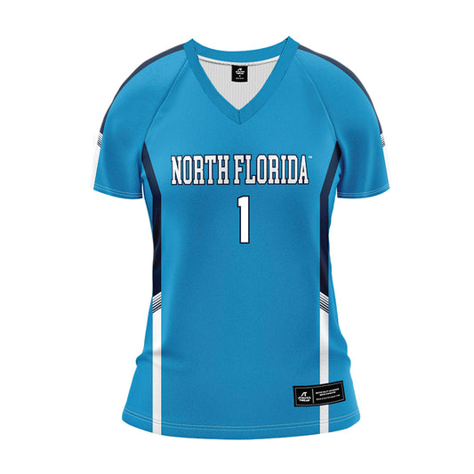 UNF - NCAA Women's Volleyball : Sofia Dawson - Teal Volleyball Jersey-0