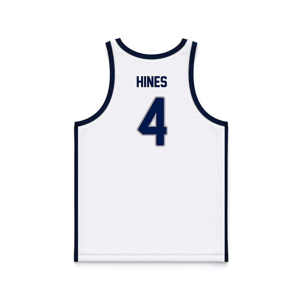 UNF - NCAA Men's Basketball : Devin Hines - White Basketball Jersey-1