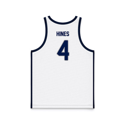 UNF - NCAA Men's Basketball : Devin Hines - White Basketball Jersey-1