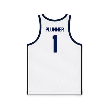 UNF - NCAA Men's Basketball : BJ Plummer - White Basketball Jersey-1