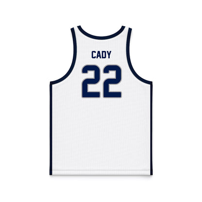 UNF - NCAA Men's Basketball : Trey Cady - White Basketball Jersey-1