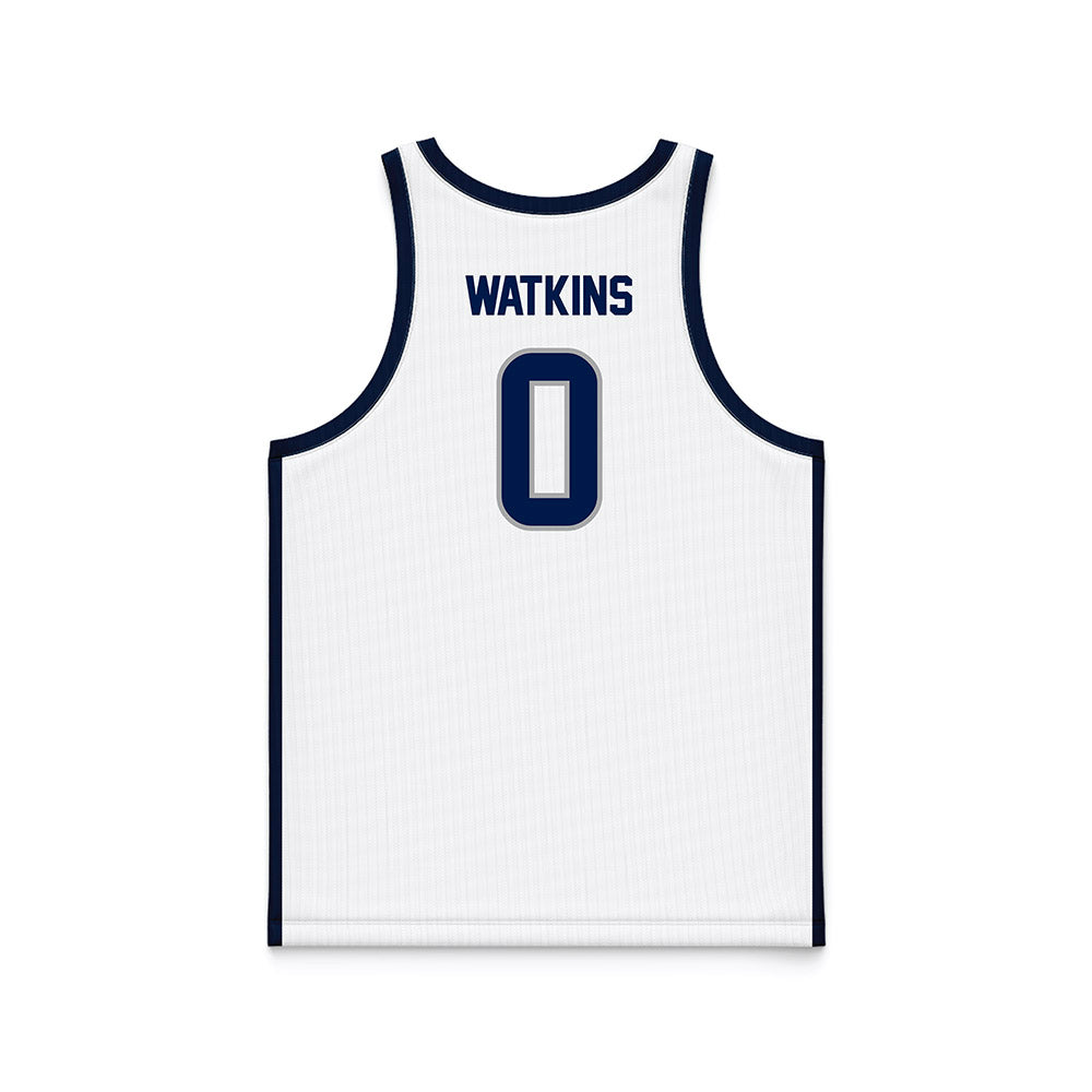 UNF - NCAA Men's Basketball : Mason Watkins - White Basketball Jersey-1