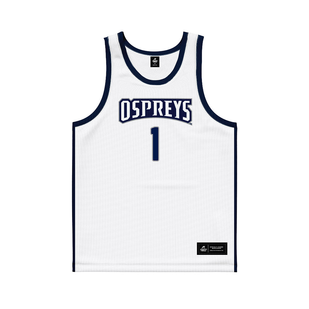 UNF - NCAA Men's Basketball : BJ Plummer - White Basketball Jersey-0