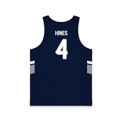 UNF - NCAA Men's Basketball : Devin Hines - Midnight Navy Basketball Jersey-1