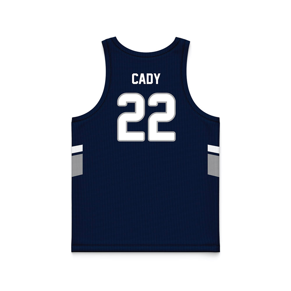 UNF - NCAA Men's Basketball : Trey Cady - Midnight Navy Basketball Jersey-1