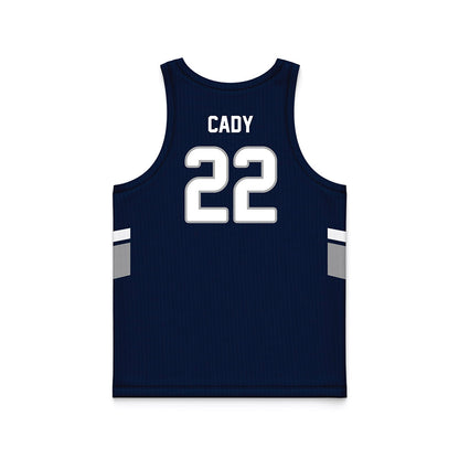 UNF - NCAA Men's Basketball : Trey Cady - Midnight Navy Basketball Jersey-1