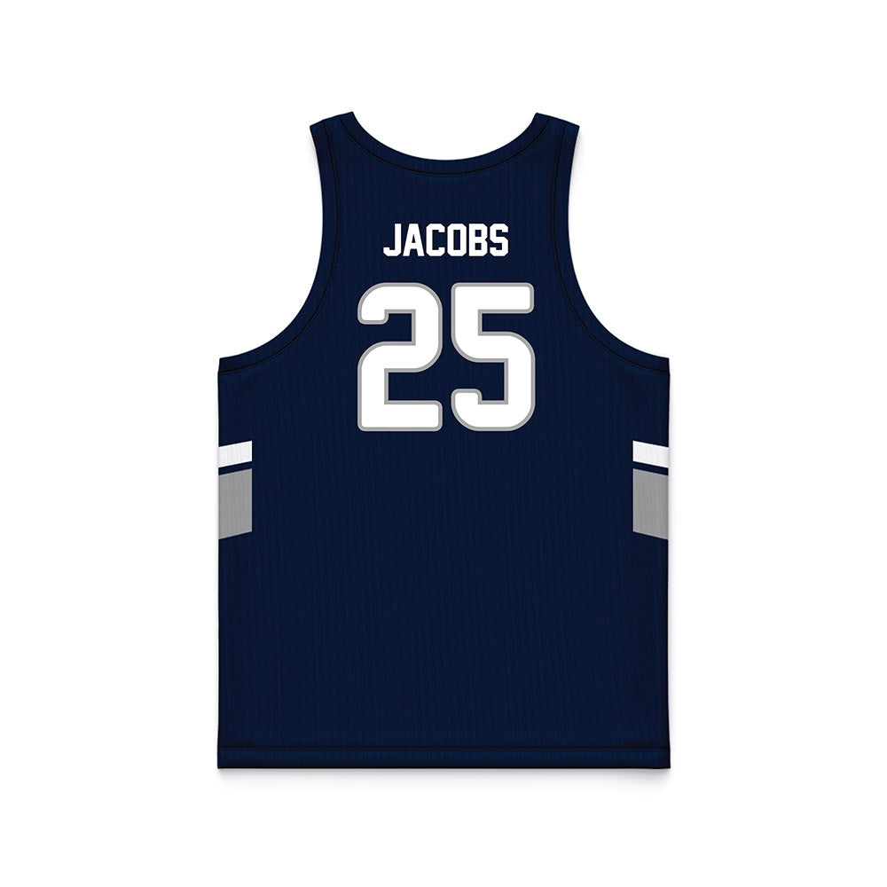 UNF - NCAA Men's Basketball : Gabriel Jacobs - Midnight Navy Basketball Jersey-1