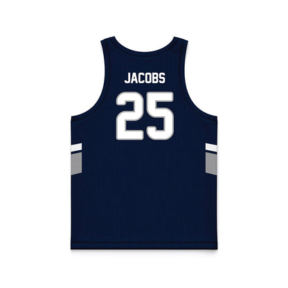 UNF - NCAA Men's Basketball : Gabriel Jacobs - Midnight Navy Basketball Jersey-1