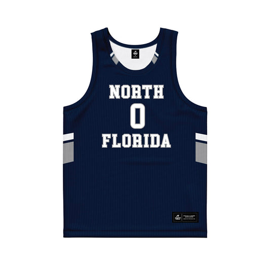 UNF - NCAA Men's Basketball : Mason Watkins - Midnight Navy Basketball Jersey-0