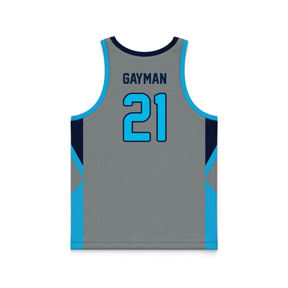 UNF - NCAA Men's Basketball : Dalton Gayman - Graphite Basketball Jersey-1