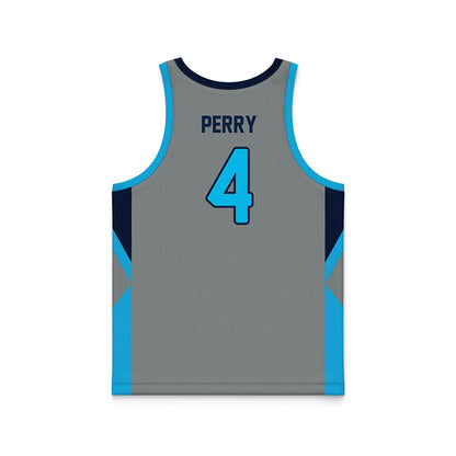 UNF - NCAA Men's Basketball : Christopher Perry - Graphite Basketball Jersey-1