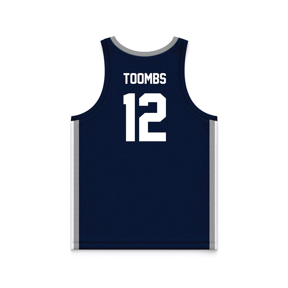 UNF - NCAA Women's Basketball : Jadah Toombs - Midnight Navy Basketball Jersey-1