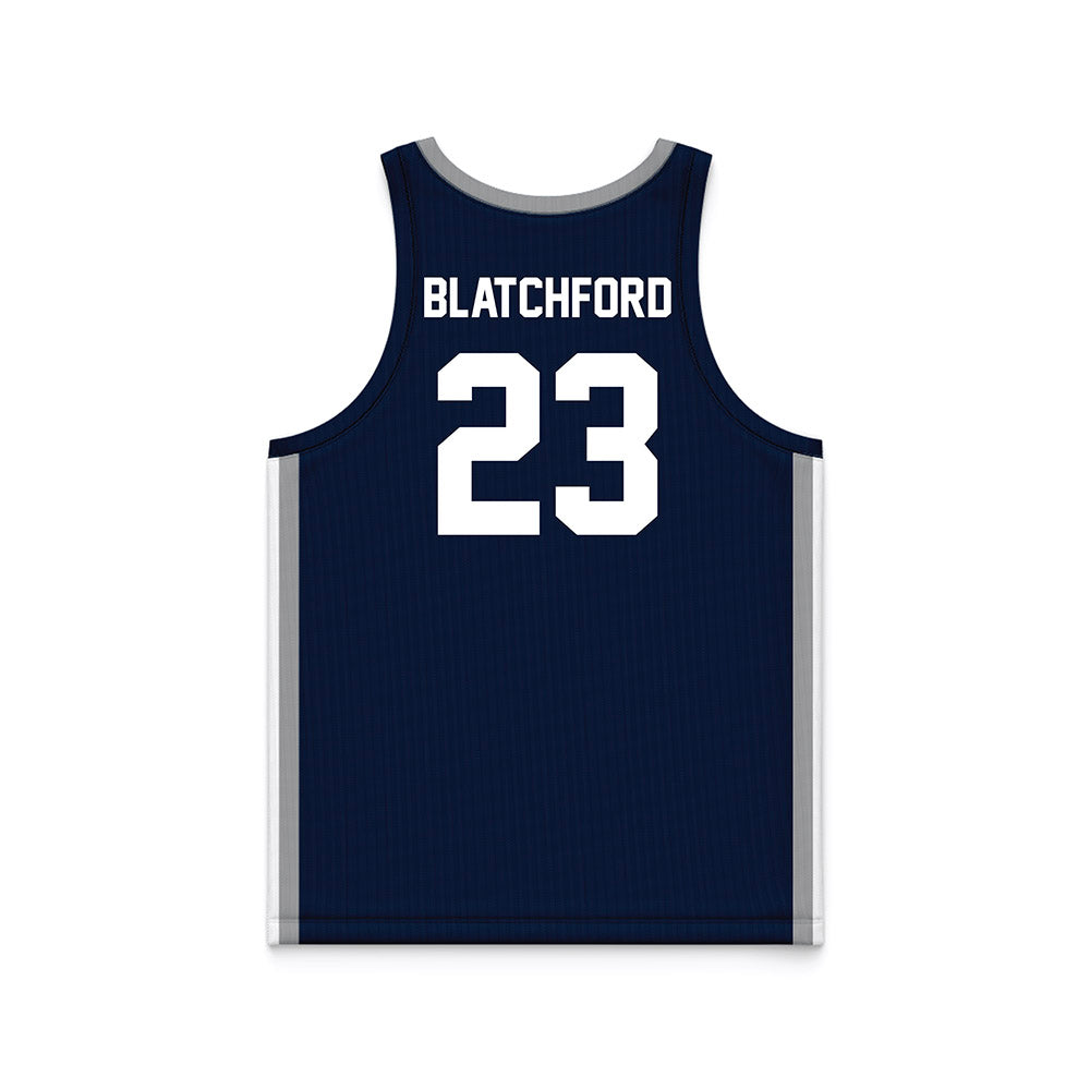 UNF - NCAA Women's Basketball : Elle Blatchford - Midnight Navy Basketball Jersey-1