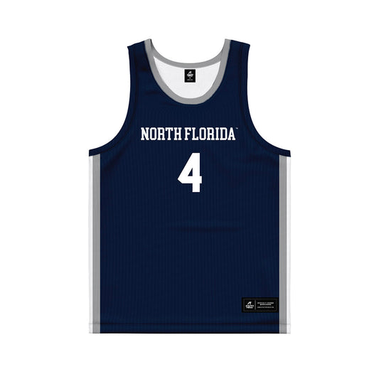UNF - NCAA Women's Basketball : Alonya Waldon - Midnight Navy Basketball Jersey-0