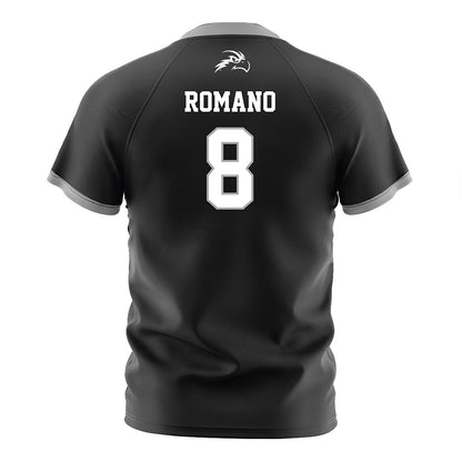 UNF - NCAA Men's Soccer : Mark Romano - Black Soccer Jersey-1