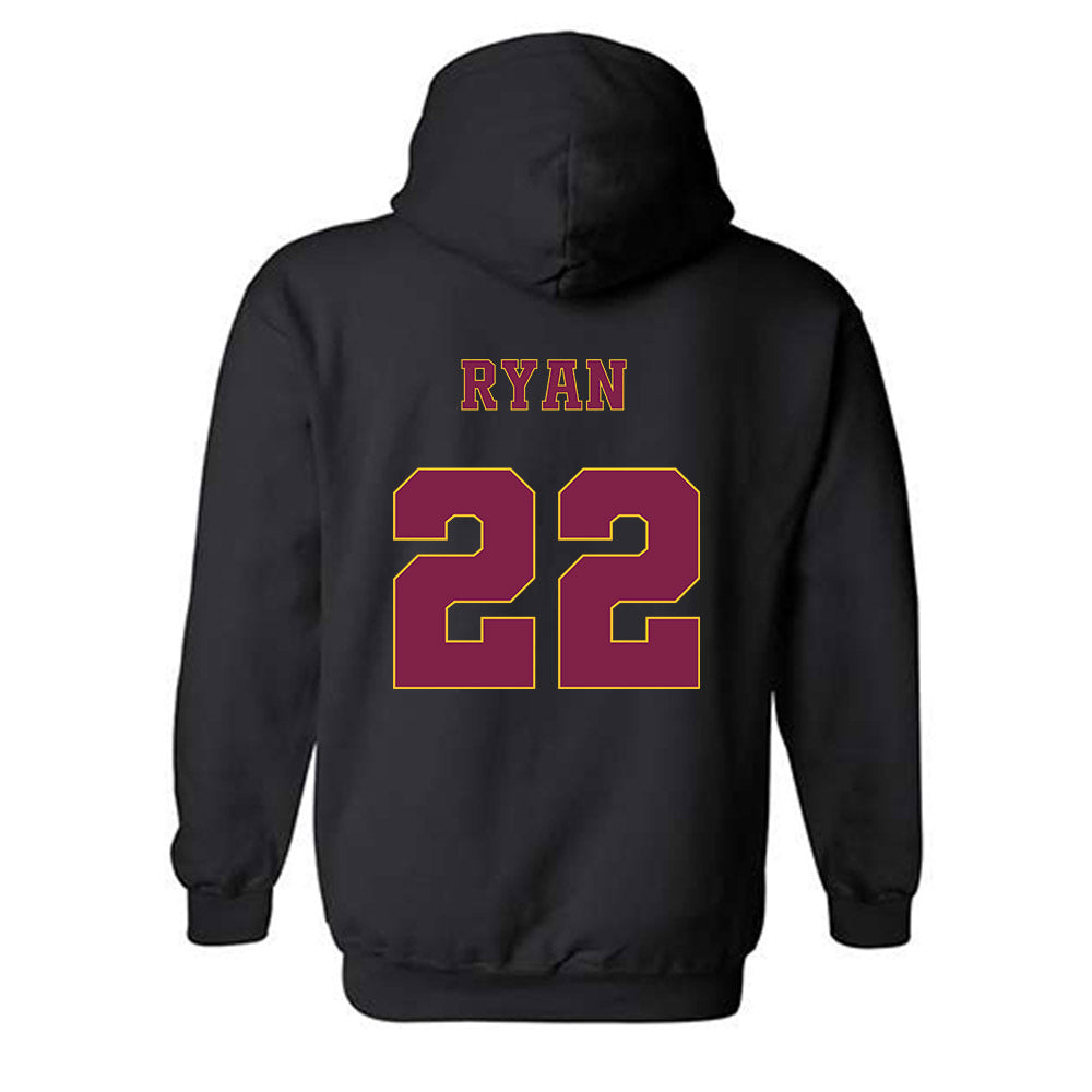 Arizona State - NCAA Women's Basketball : Ella Ryan - Classic Fashion Shersey Hooded Sweatshirt-1
